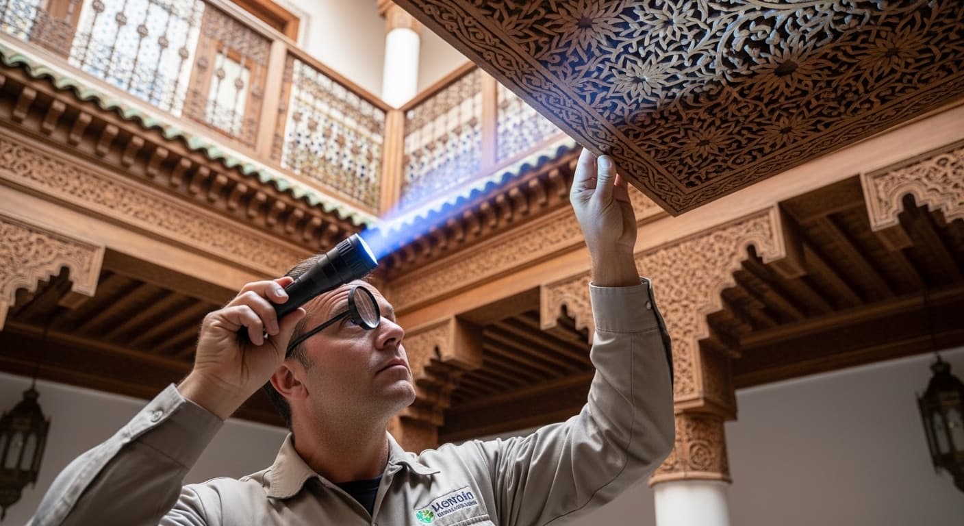 فحص وعلاج النمل الأبيض